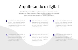 Arquitetando O Digital - Modelo Multifuncional De Uma Página