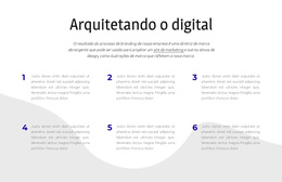 Arquitetando O Digital - Inspiração De Tema WordPress