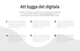 Webbplatsdesign För Att Bygga Det Digitala