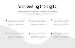 Architecting The Digital - Templates Website Design