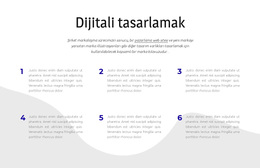 Dijitali Tasarlamak - WordPress Teması Ilhamı