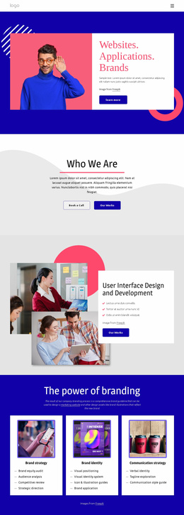 Websites And Applications - Creative Multipurpose Template