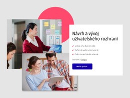 Návrh Rozhraní Šablona Webu HTML CSS