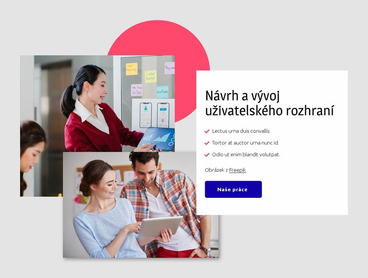 Návrh rozhraní Šablona CSS