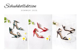 Schuhkollektion - Inspiration Für Website-Design
