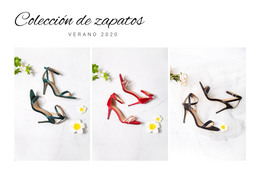 Aterrizaje HTML Para Colección De Zapatos