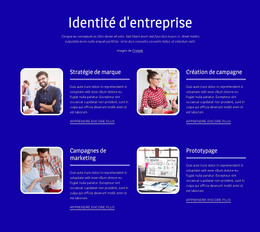 Image De Marque D'Entreprise - Modèle HTML Simple