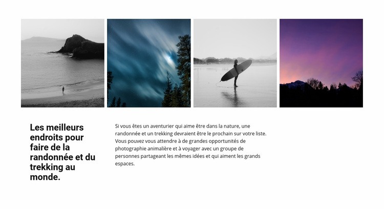 Meilleurs endroits en photo Modèle HTML5