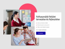 Interfész Kialakítás HTML CSS Webhelysablon