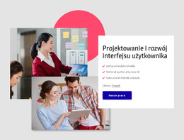 Witryna HTML Dla Projekt Interfejsu