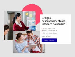 Construtor De Sites Exclusivo Para Design De Interface