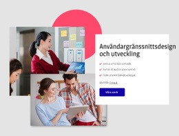 HTML-Webbplats För Gränssnittsdesign