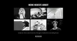 Neueste Geschäftsprojekte - Einfaches Website-Design