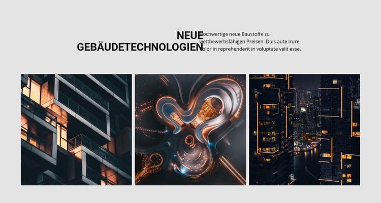 Neue Gebäudetechnik Website design