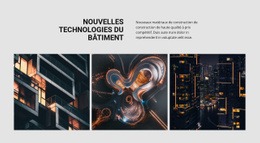 Nouvelle Technologie De Construction - Conception De Sites Web De Téléchargement Gratuit