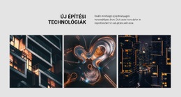 Új Építési Technológia - Ingyenes Webhelysablon