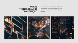 Nova Tecnologia De Construção - Modelo De Site Gratuito