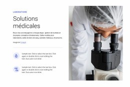Solutions Médicales - Maquette Réactive