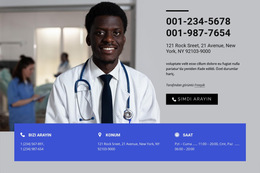 Yakınımdaki Tıp Merkezi - Basit Web Sitesi Şablonu
