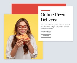 Pizza Leverans Online - Free HTML Website Builder