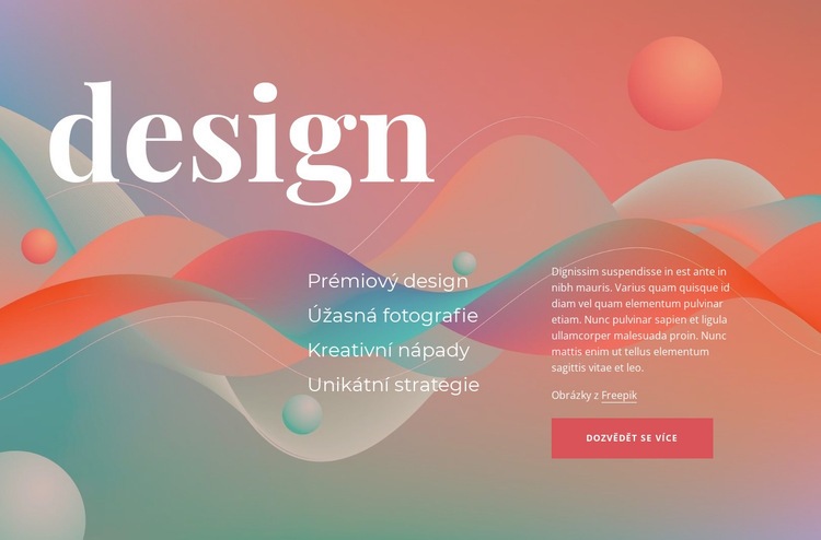 Kreativní navrhování Webový design