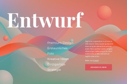 Kreatives Gestalten - Mehrzweck-Webdesign