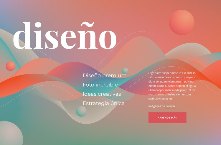 Diseño creativo Tema de WordPress