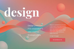 Pagina HTML Per Progettazione Creativa