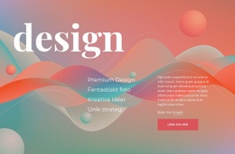 HTML-Sida För Kreativ Design