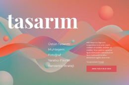 Yaratıcı Tasarım - Modern Açılış Sayfası