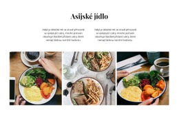 Asijské Jídlo – Bezplatná HTML Šablona