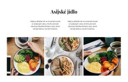 Asijské Jídlo - Krásný Design Webových Stránek