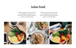 Ázsiai Étel - HTML Generator Online
