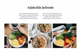 Azjatyckie Jedzenie - HTML Generator Online