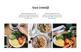 Asya Yemeği - HTML Generator Online