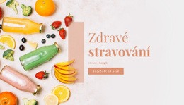 Zdravé Stravování Šablona