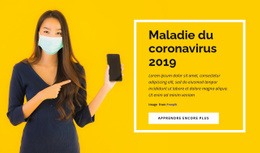 Maladie De Coronavirus - Modèle HTML5 Réactif