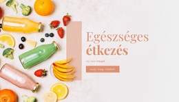 Az Egészséges Táplálkozás Sablon