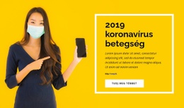 Koronavírus -Betegség - Kreatív Többcélú Webhelytervezés