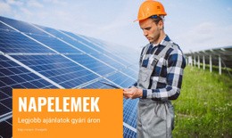 HTML-Terv Ehhez: Napelemek