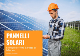 Progettazione HTML Per Pannelli Solari