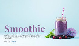 Frühstücks-Smoothie - Inspiration Für Joomla-Vorlagen