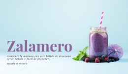 Batido De Desayuno - Plantilla De Sitio Web Gratuita