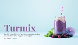 Reggeli Turmix - Céloldal Sablon
