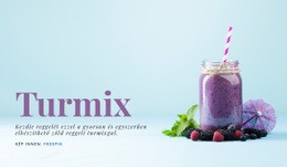Reggeli Turmix - Modern Webhelytervezés