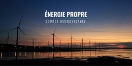 Énergie Propre Modèle HTML5