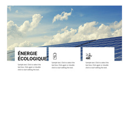 Énergie Écologique - Thème WordPress Professionnel