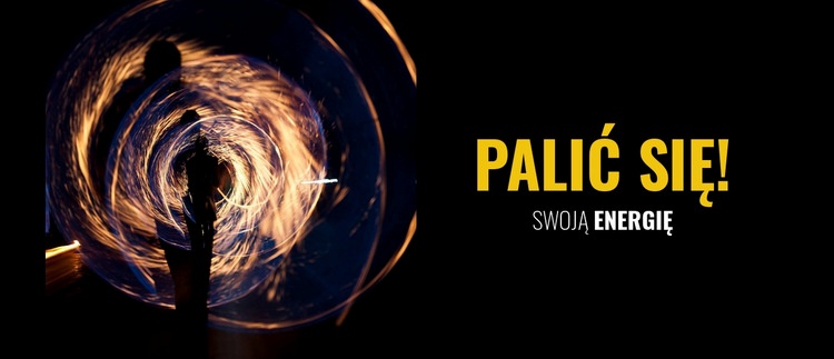 Spal swoją energię Szablony do tworzenia witryn internetowych