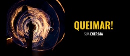 Queime Sua Energia - Design De Site Personalizado