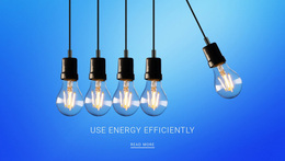 How To Save Energy - Free Template